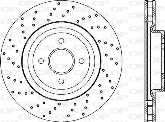 OPEN PARTS Тормозной диск BDRS2225.25